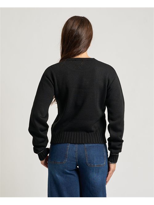 Pullover donna Gaelle Paris In Maglia Rasata GAELLE PARIS | GAABW07266NE01